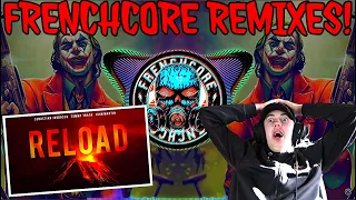 REACTING TO FRENCHCORE REMIXES OF POPULAR SONGS!
