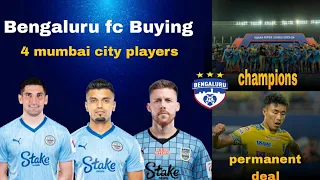 4 mumbai city players to BFC | mumbai city new champions | #indianfootball