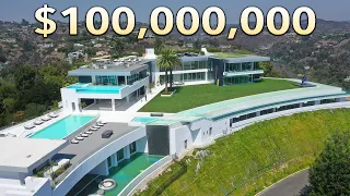Touring a $100,000,000 LA Megamansion ‘The One’ with NIGHTCLUB Inside!
