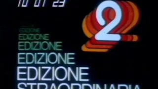 1978 Tg2 annuncia il rapimento di Aldo Moro - Edizione straordinaria + intervallo (spezzoni)