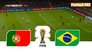 Partugal vs Brazil | FIFA World Cup | eFootball PES game