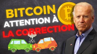 ⚠️ BITCOIN (BTC) ATTENTION À LA CORRECTION 💥 ANALYSE BTC FR - ANALYSE CRYPTO BTC AUJOURD'HUI