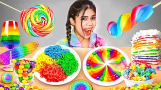 I only ate RAINBOW Food for 24 hours!! *Yummm*😋