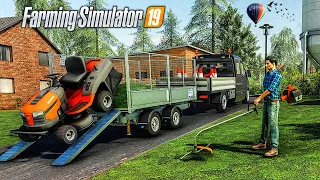 Brushcutter & New equipment (Farming Simulator 19 LAWN CARE)