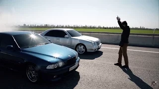 BMW M5 E39 4.9L vs Mercedes-Benz E55 W210 AMG 5.5L