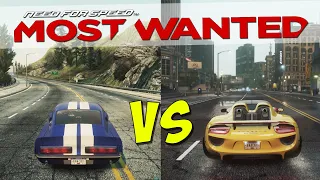 ✸Shelby GT500 VS Porsche Spyder✸Need for Speed Most Wanted 2012✸