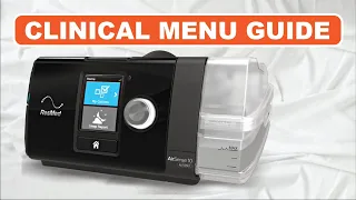 Clinical Settings Airsense 10 Autoset | How to Get to CPAP Clinical Menu and Change Pressure