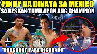 PINOY DINAYA SA UNANG LABAN SA MEXICO SA RESBAK TUMILAPON ANG MEXICAN CHAMPION SA R2