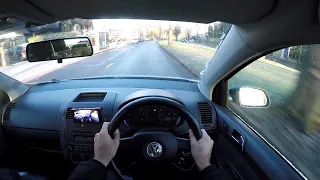 VW Polo TDI Fast POV Driving