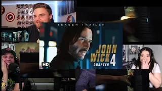 John wick 4 Trailer Reaction Mashup#johnwick #johnwick4 #johnwick4trailer#mashup #reaction