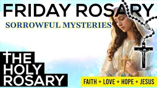 TODAY HOLY ROSARY: SORROWFUL MYSTERIES, ROSARY FRIDAY🌹 FEBRUARY 9, 2024🌹 VIRTUAL #holyrosarytoday