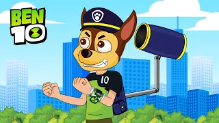 Ben 10 Best of Chase 🐶 PAW Patrol | Fanmade Transformation