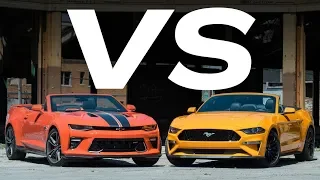 Chevy Camaro SS Vs. Ford Mustang GT: Top-Down Tussle