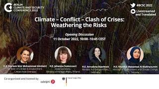 Climate – Conflict – Clash of Crises: Weathering the Risks | BCSC 2022 (English)