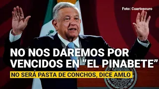 No nos daremos por vencidos en “El Pinabete”: no será Pasta de Conchos, dice AMLO