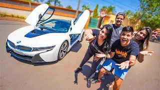 MOSTREI MINHA NOVA BMW I8 PARA MINHA FAMILIA INACREDITAVEL