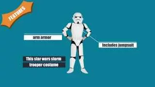 Star Wars Storm Trooper Costume Halloween Costume For Boys