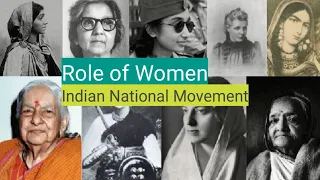 Role of Women in Freedom Struggle | Indian Government and Politics