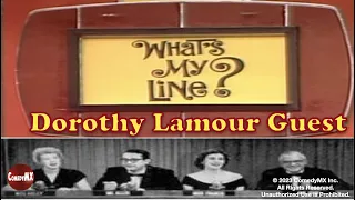 What's My Line | Dorothy Lamour Mystery Guest | 1950s Game Show