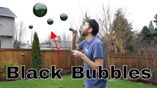 Blowing The World's First Black Bubbles—The Physics of Light Penetration Experiment