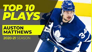 Top 10 Auston Matthews Plays from the 2021 NHL Season