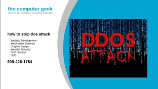 how to stop dos attack