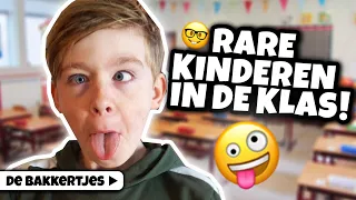 TOP 10 RARE KINDEREN OP SCHOOL !! 🤪 - De Bakkertjes #298