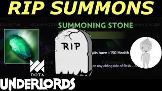 RIP Summoning Stone, and other MASSIVE changes | Dota Underlords