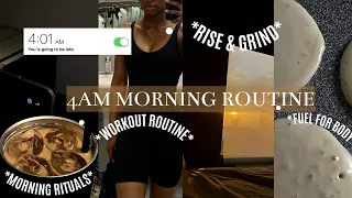 4AM MORNING ROUTINE **HIGHLY MOTIVATING**