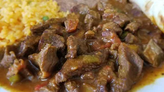 CARNE GUISADA / TEX-MEX STYLE / How to make Mexican beef stew