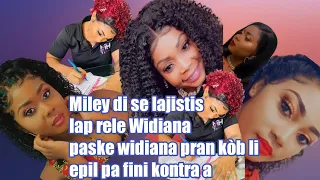 Widiana mele Miley Relel nan leta? miley mande poul remèt li tout cheve, zong, ak tout makeup li yo😲