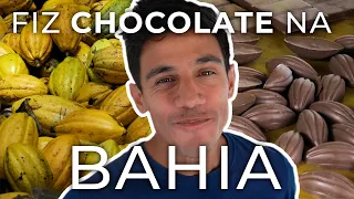 Fiz  CHOCOLATE  numa FAZENDA de CACAU em ILHÉUS! | TESOUROS DO BRASIL