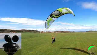 RC-Paragliding Camo H2.6, leicht geflogen bei Wind