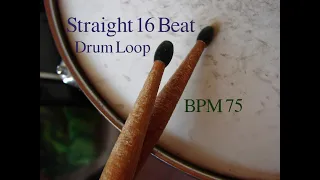 [Drum Loop]Straight 16Beat 75BPM