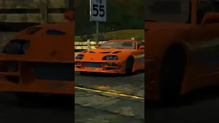 Dominic Toretto Dodge Charger VS Brian O'conner Toyota Supra / NFS Most Wanted 2005 x Fast & Furious