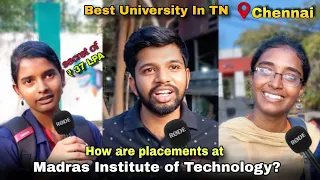 Interview With Top 1% Student in Chennai TN | Madras Institute Of Technology Review | Suman Mpm