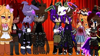 Fnaf 1 and The Afton Family Singing Battle //Gacha Fnaf//Adelina Afton