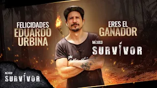 Lalo Urbina es el ganador absoluto de Survivor México. | Survivor México