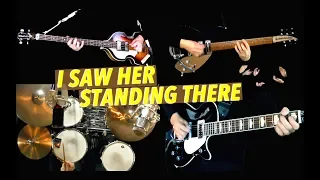 I Saw Her Standing There - Instrumental Cover - Guitars, Bass and Drums