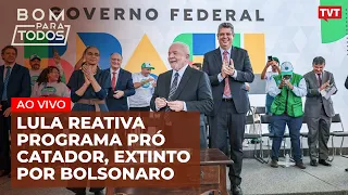 Lula recria programa Pró Catador - Bolsonaro gasta milhões no cartão corporativo em campanha