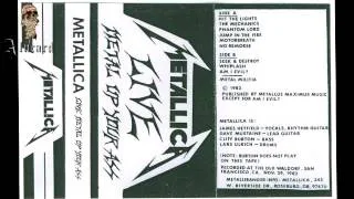 Metallica Live Metal Up Your Ass Demo 1982