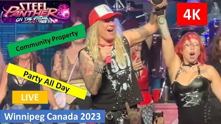 Steel Panther Community Property/Party all day Live Winnipeg Canada 4K