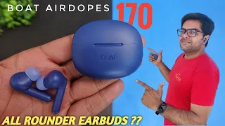 boAt Airdopes 170 with Massive Battery & Classic Build ⚡⚡ Unboxing &  Detailed Review ⚡⚡