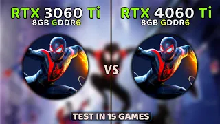 RTX 3060 Ti vs RTX 4060 Ti | Worst 40 Series GPU😂 - Test In 15 Games at 1440P🔥