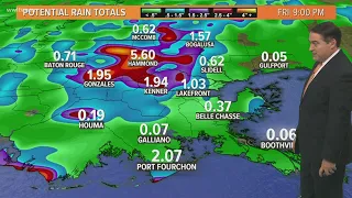 More Heavy Rain and Storms Friday