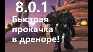 WoW 8.0.1 Быстрая прокачка с 90-103! 17 минут 1 лвл !!