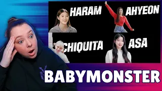 REACTION to BabyMonster Intros pt1 - Haram, Ahyeon, Chiquita, & Asa