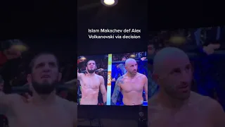 Makhachev vs Volkanovski UFC 284 et le gagnant par décision est ?