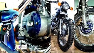 Yamaha RX100 Full Restoration | Prasanth violet