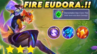 EUDORA WYRMSLAYER.!! FIRE STAR-CORE IS SO DEADLY.!! MAGIC CHESS MOBILE LEGENDS